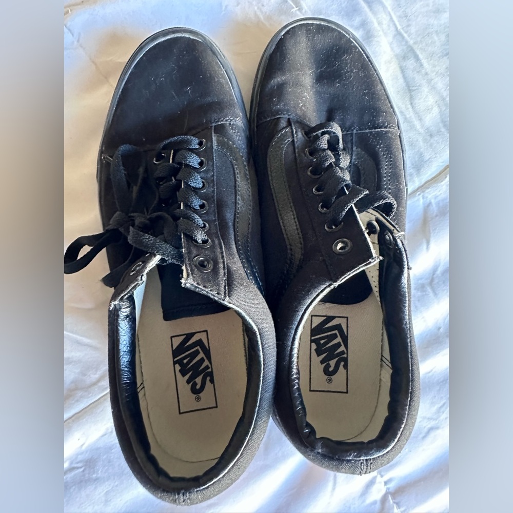 Vans Men's Ols School Black on Black 10.5